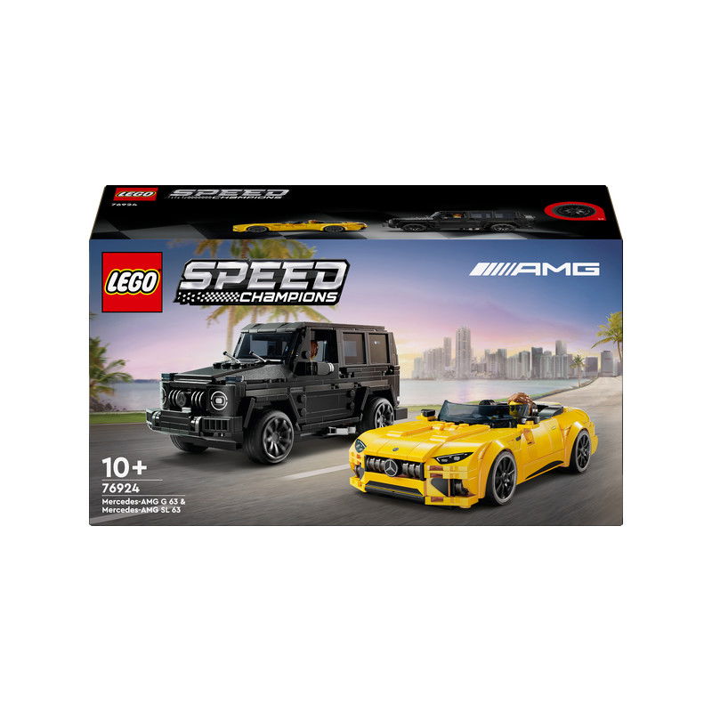 Konstruktorius LEGO SPEED CHAMPIONS MERCEDES-AMG G 63 & MERCEDES AMG PROJECT ONE-0