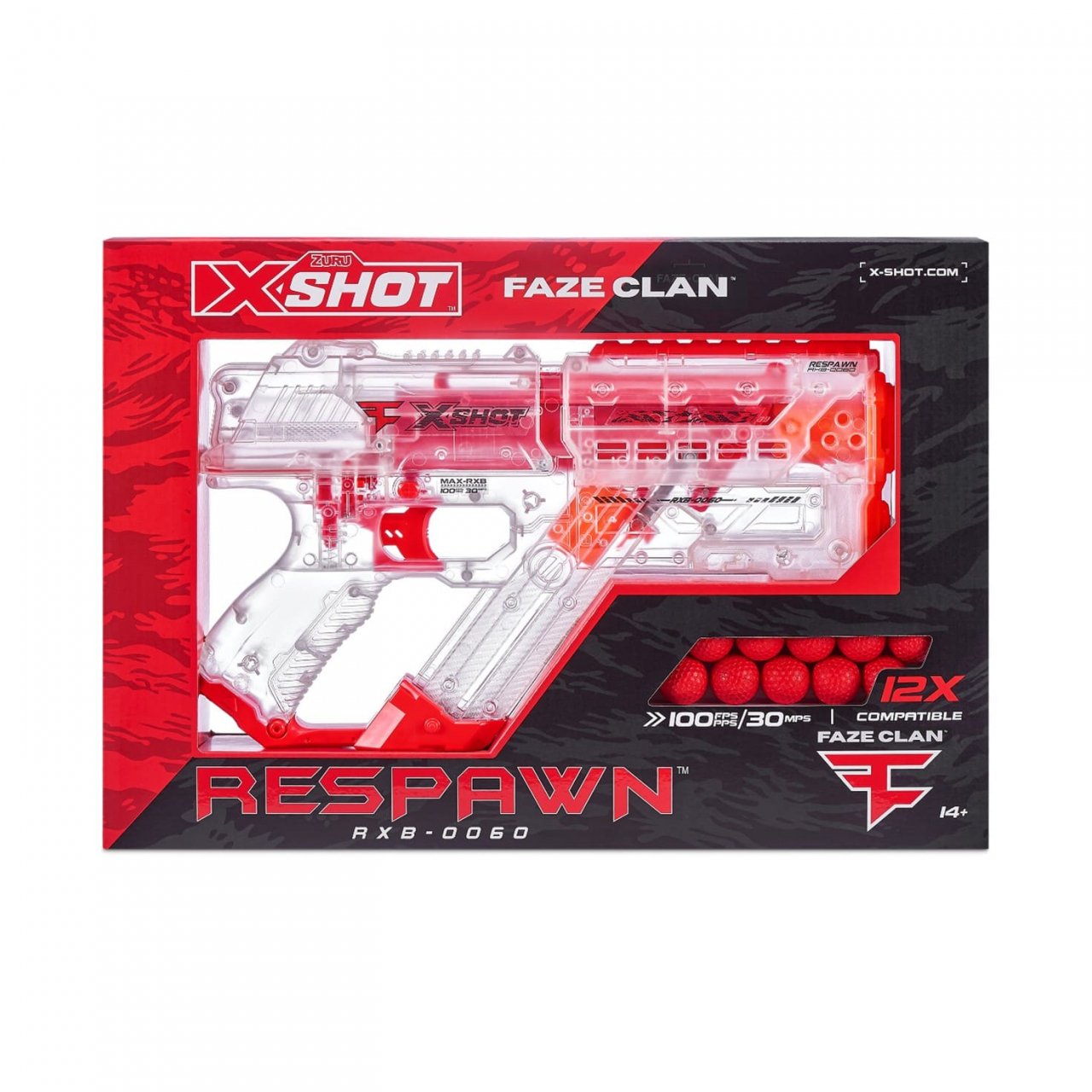 XSHOT žaislinis šautuvas Chaos Faze Respawn, 36499 - 1