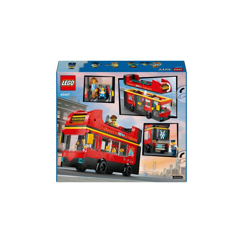Konstruktorius LEGO CITY RED DOUBLE-DECKER SIGHTSEEING BUS - 2