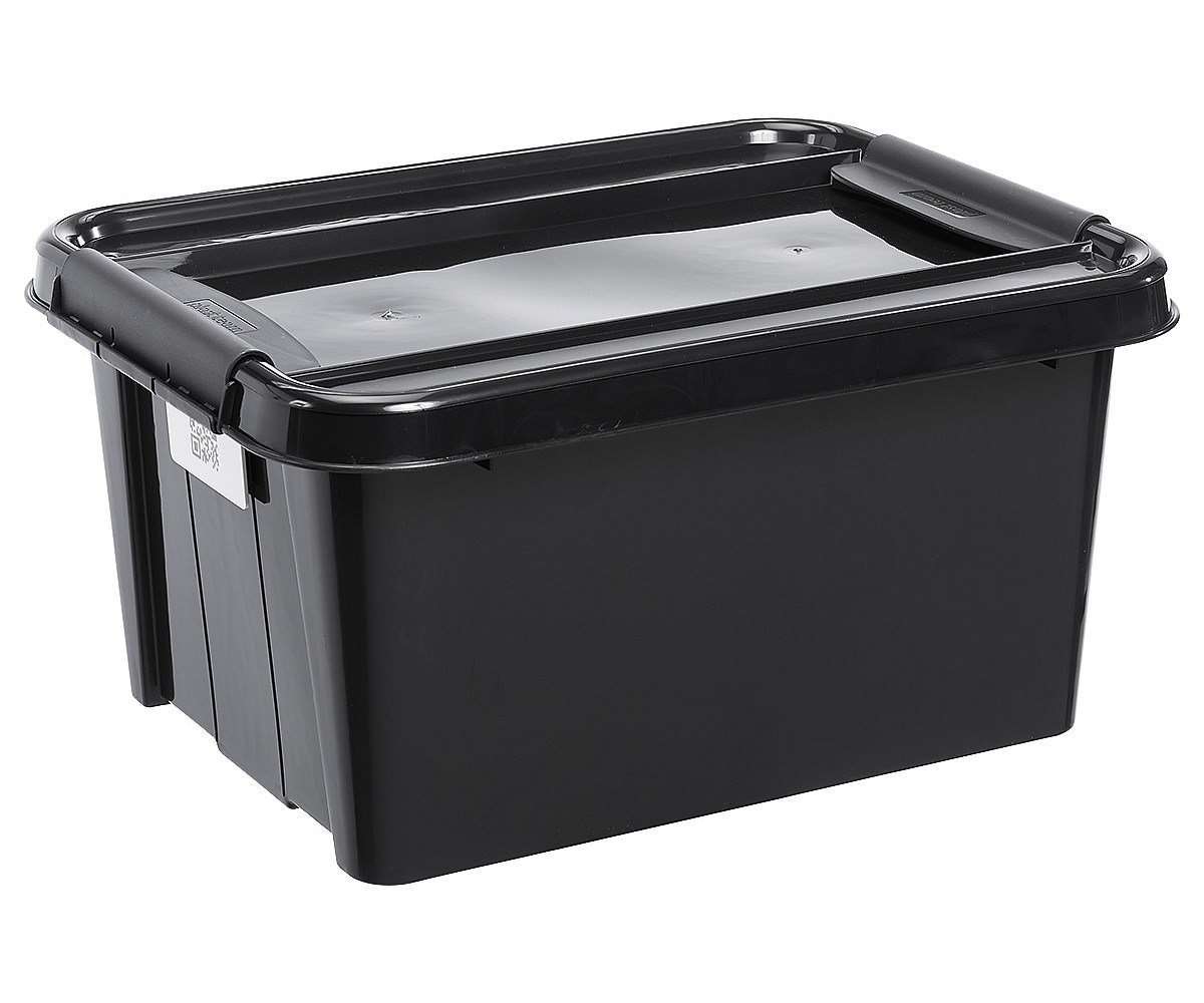 Daiktadėžė PLAST TEAM PRO BOX, su dangčiu, juodos sp., 51 x 39 x 26 cm., 32 L - 1
