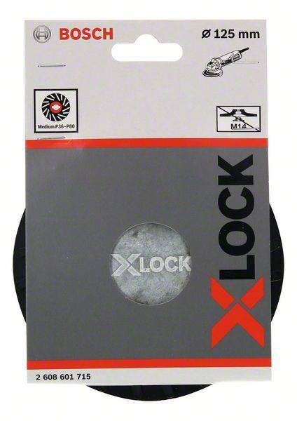 Šlifavimo diskelių padas BOSCH X-Lock, 125 mm - 3