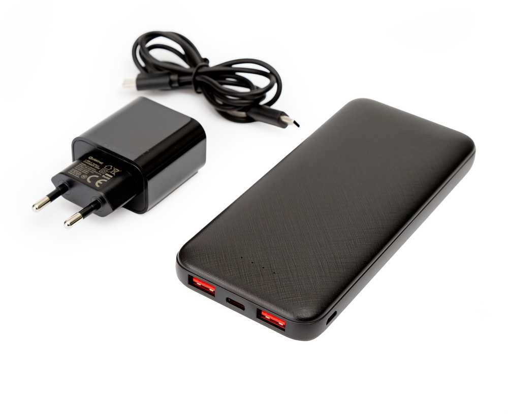 Išorinė baterija PLATINET 10000mAh PMPB10W705, juodos sp.-1