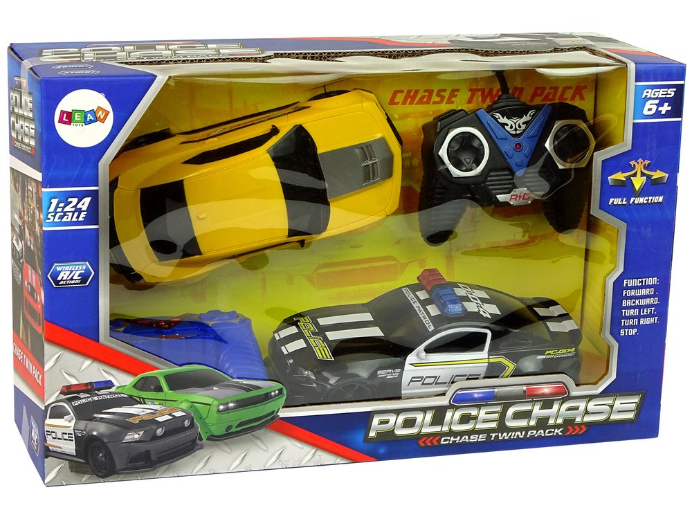 RC mašinėlių rinkinys Police Chase - 8