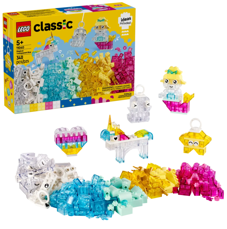 Konstruktorius LEGO CLASSIC Magical Transparent Box - 1