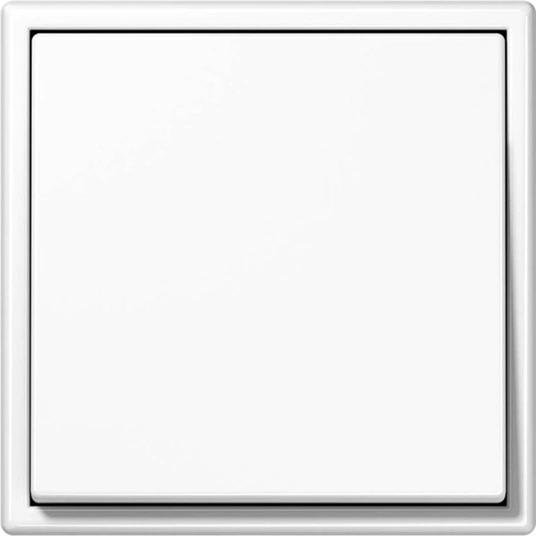 Impulsinis jungiklis be rėmelio MODERN, 1 klavišo, baltos  matinės sp.-1