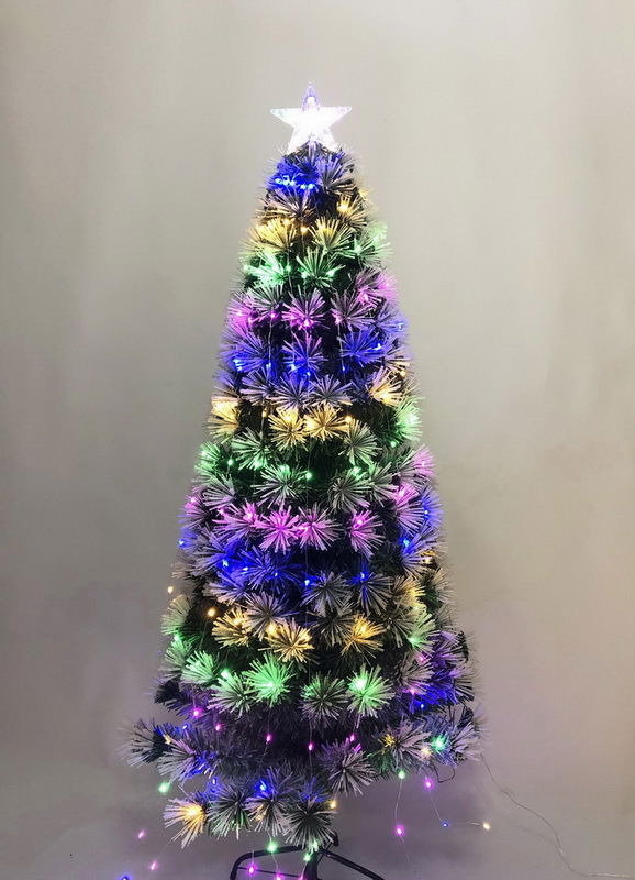 El. girlianda BUNCH su žvaigžde, IP44, 154 LED, 2,7W, 4,5V, įvairių spalvų-1
