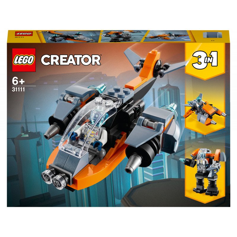 Konstruktorius LEGO® Creator Kibernetinis dronas 31111