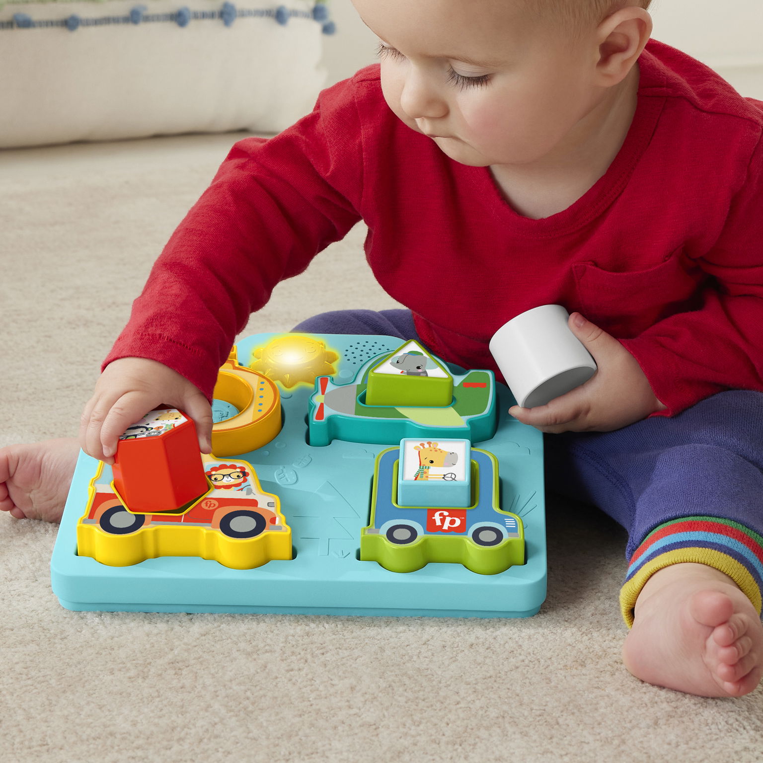 Lormelių rūšiuoklė Fisher-Price Mašinėlės-1