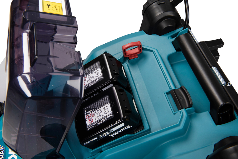 Akumuliatorinė vejapjovė MAKITA DLM382PM2, 2 x 18 V, 2 x 4,0 Ah, 38 cm, 40 l - 6