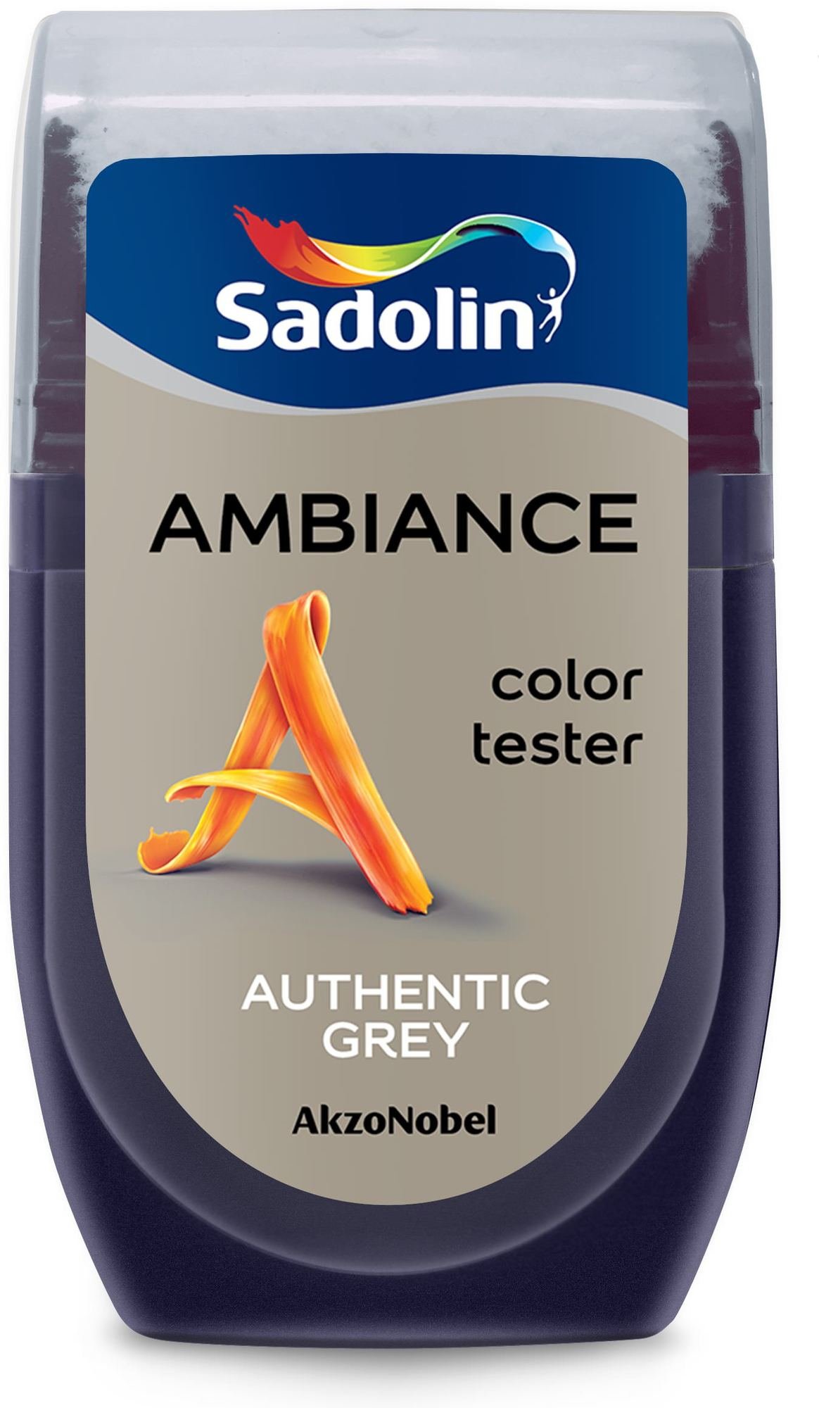 Spalvos testeris SADOLIN AMBIANCE AUTHENTIC GREY, visiškai matiniai, 30 ml
