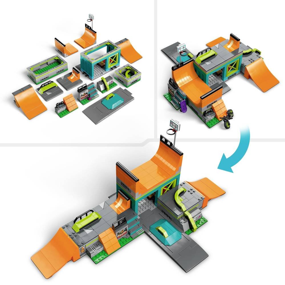 Konstruktorius LEGO City Street Skate Park - 3