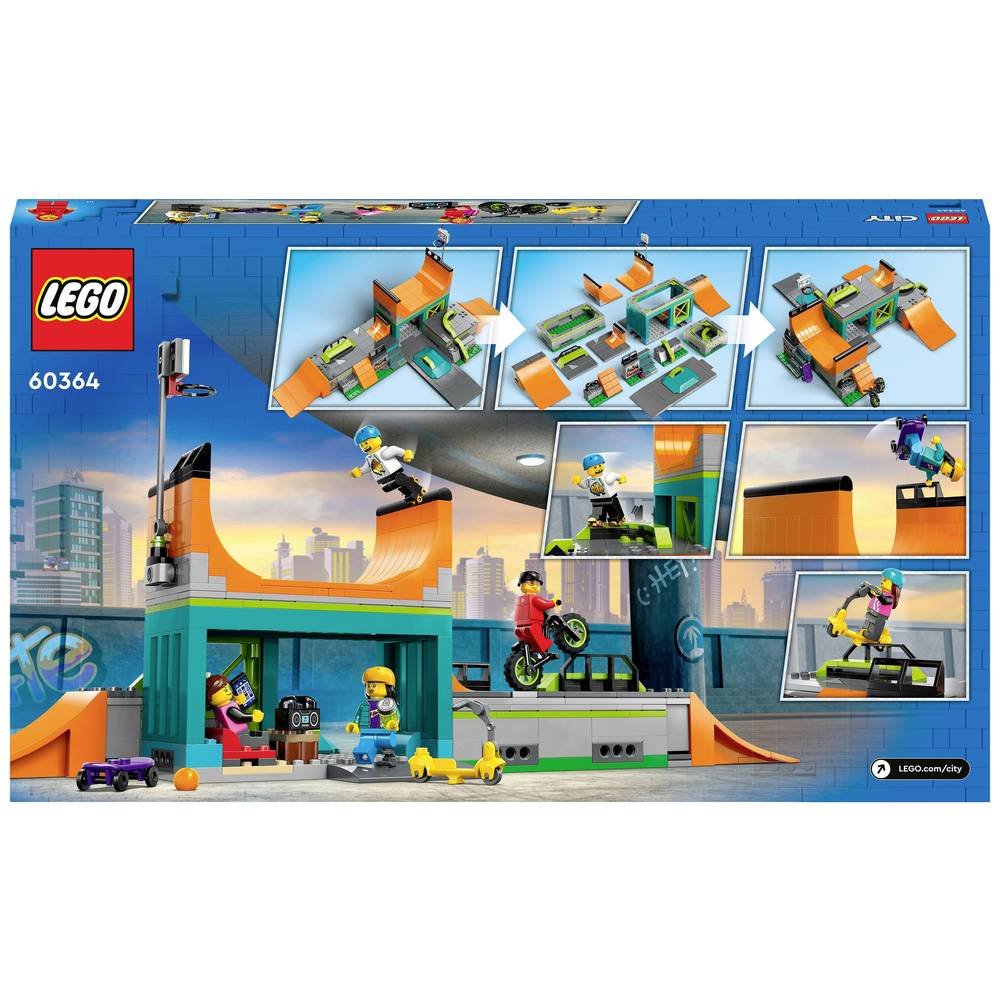 Konstruktorius LEGO City Street Skate Park - 6