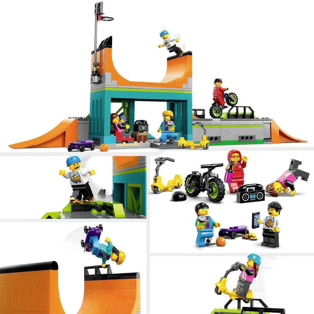 Konstruktorius LEGO City Street Skate Park - 4