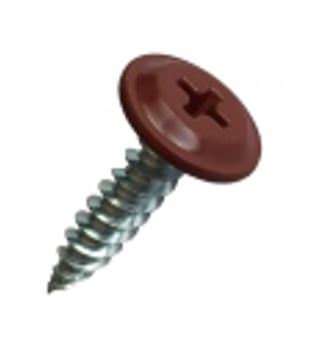 Savisriegiai į metalą RAL 8017, cinkuoti, 4,2 x 19 mm, 50 vnt.-0