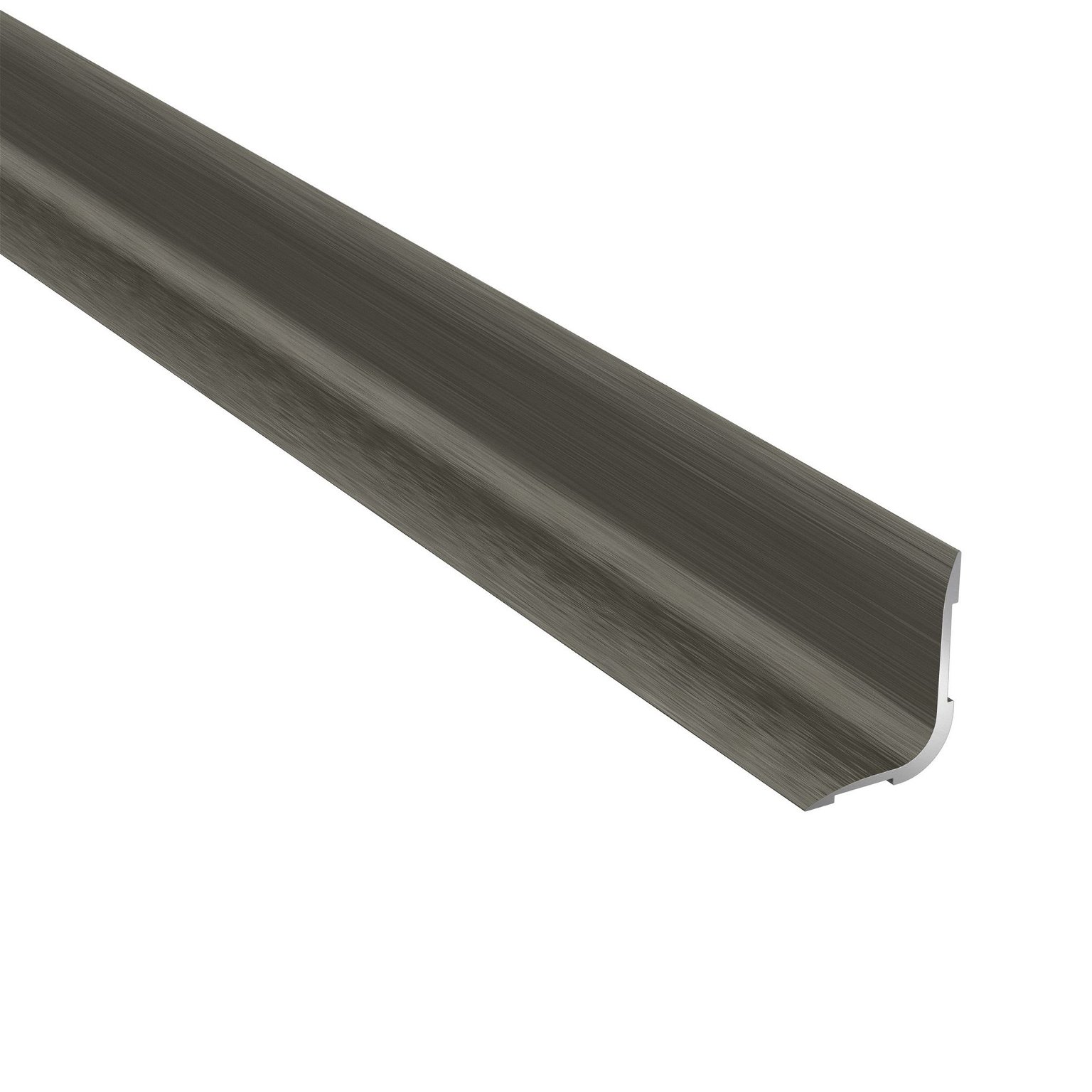 Aliumininė užbaigimo juostelė PRO-L B3, šukuoto titano sp., 20 mm pločio, 186 cm ilgio