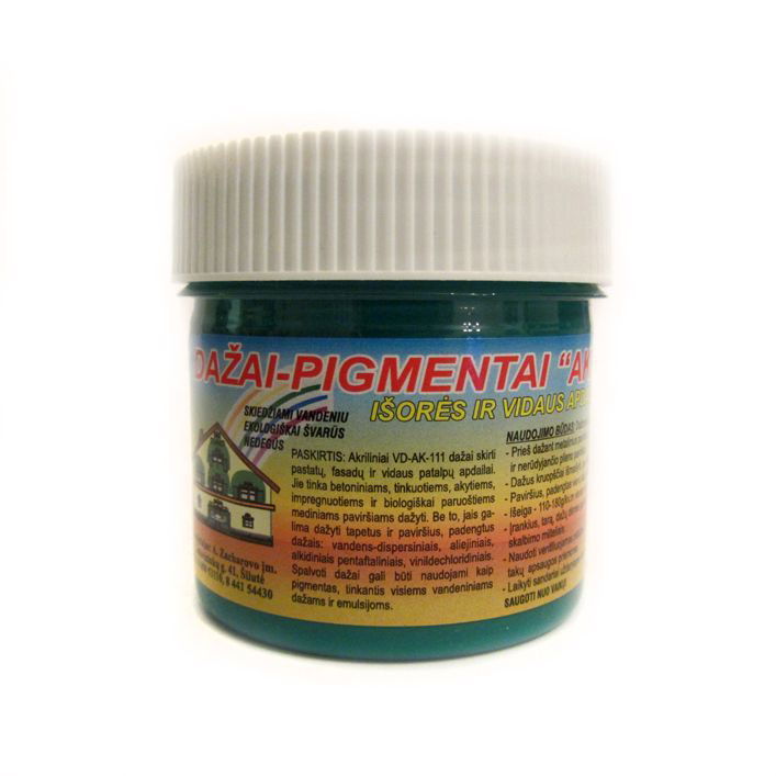 Dažų pigmentas AKRILEN, žalios sp., 600 g