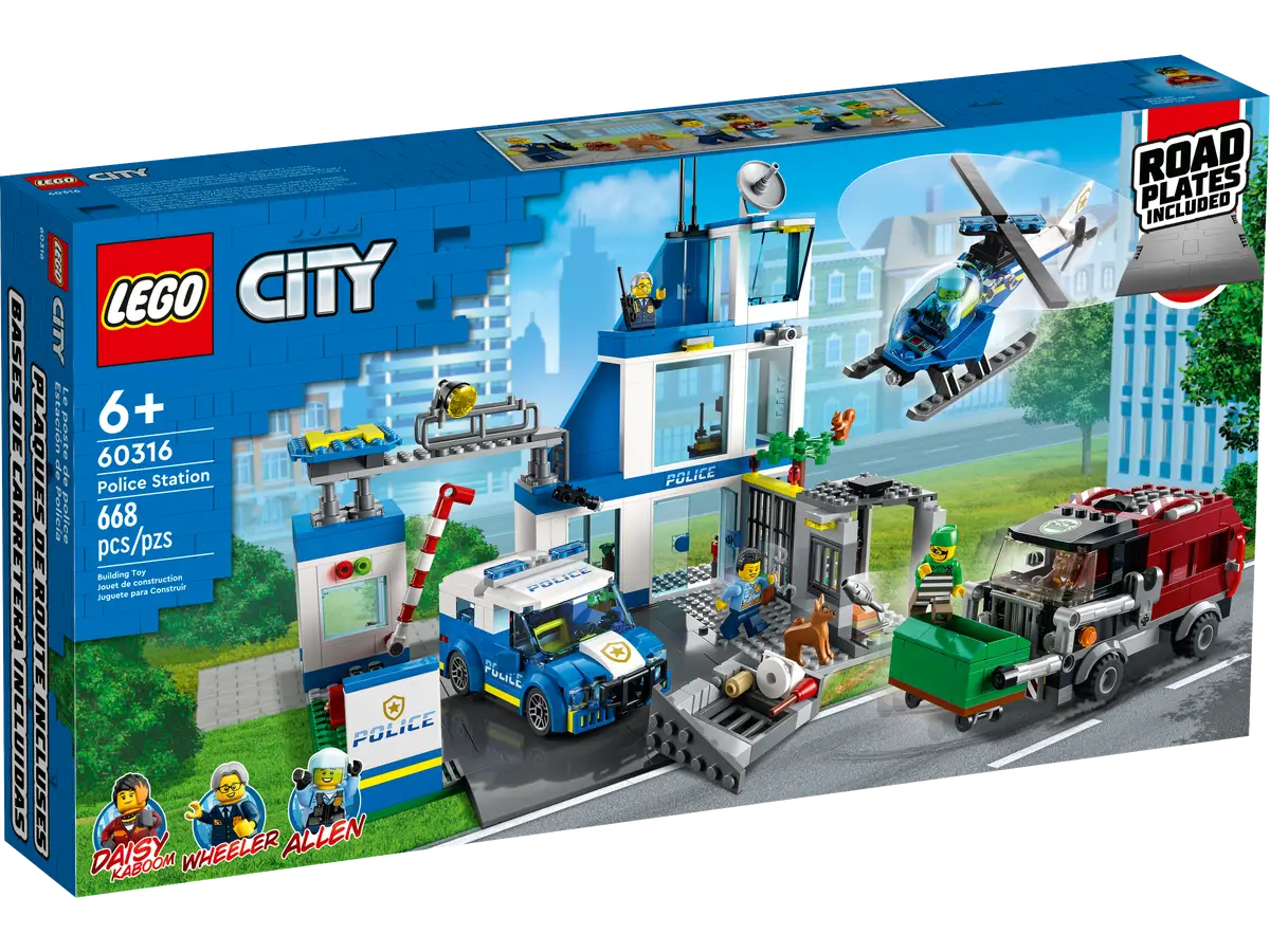 Konstruktorius LEGO CITY POLICE - POLICE STATION-1