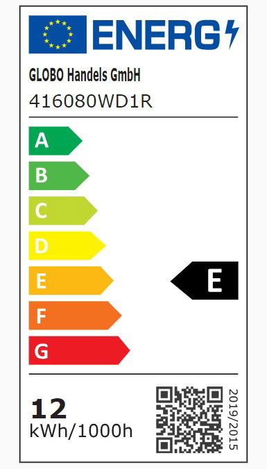 Lubinis LED šviestuvas GLOBO Doro, 12W, 3000K, 1600lm, medžio sp., ø30 x 8,5 cm - 5