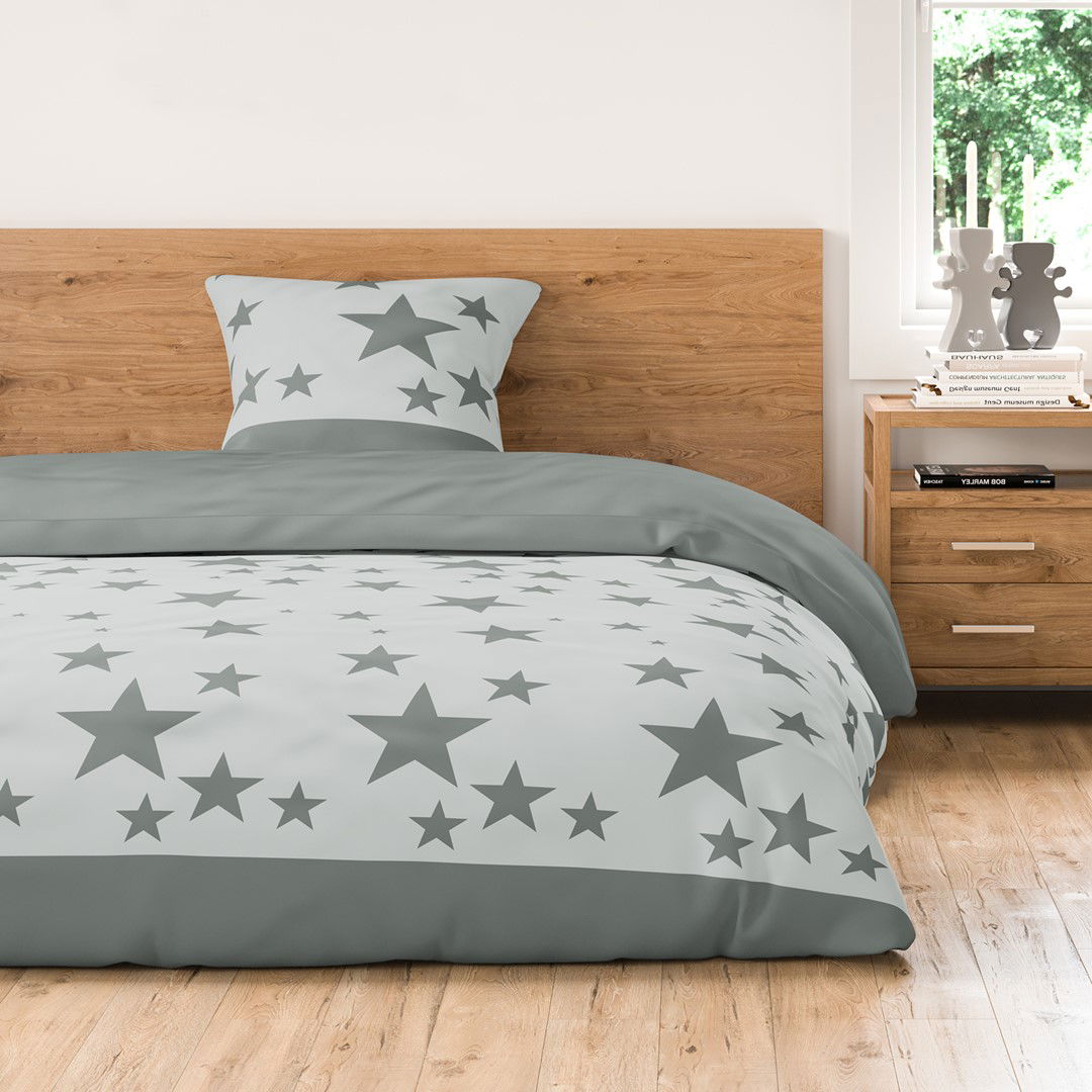 Patalynės komplektas AmeliaHome Basic, 155x220 cm, 2 x 80x80 cm, pilka - 2