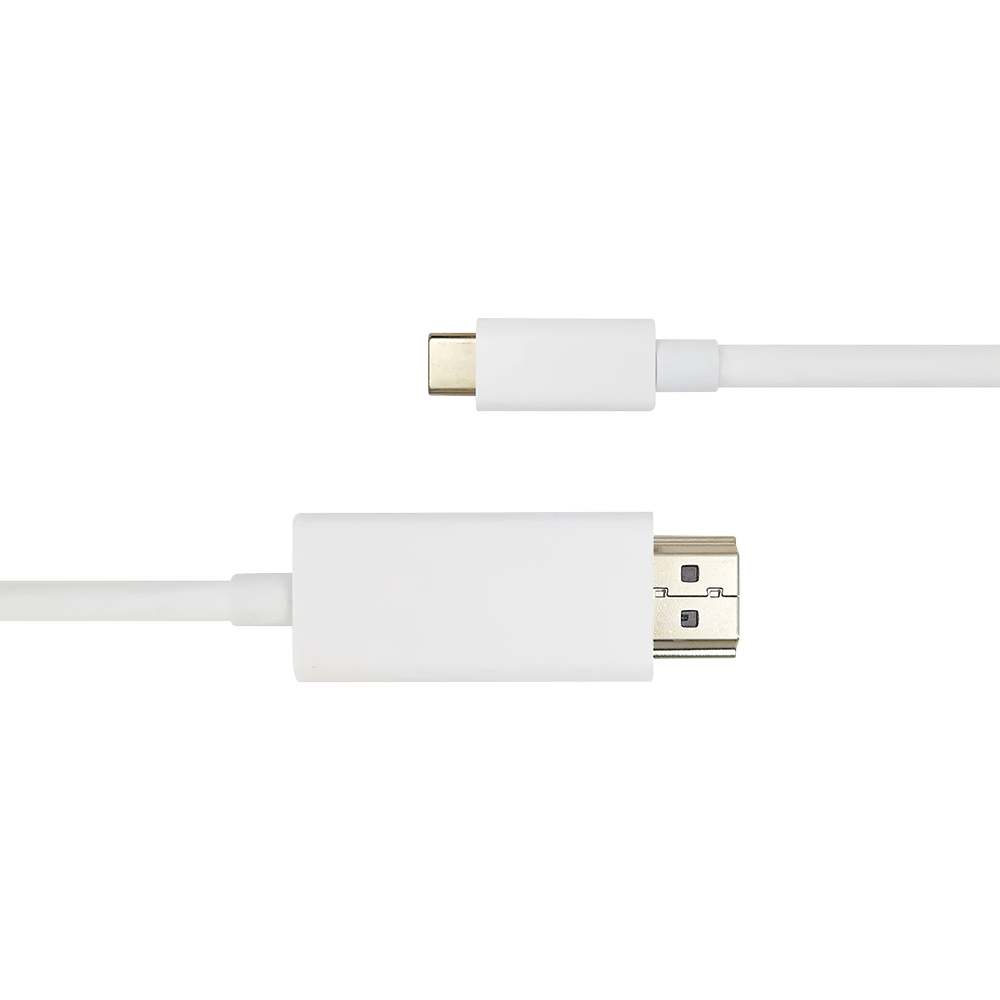 Kabelis DELTACO USB-C - HDMI, 1m, baltas - 2