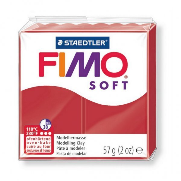 Modelinas FIMO soft , 57 g., raudonos sp.-0