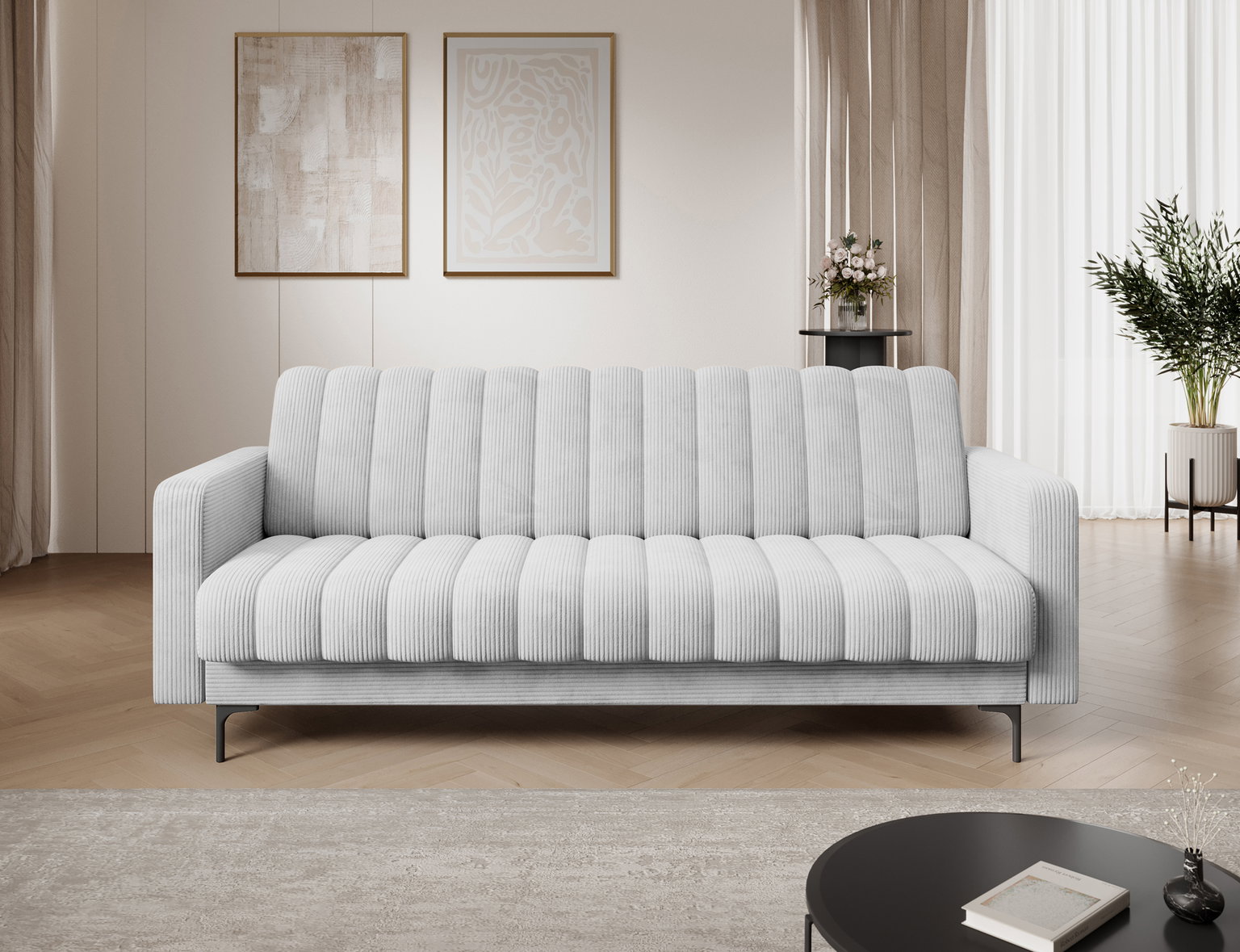 Sofa-lova Roneyy, balta sp., 212 x 89 cm x 86 cm-1