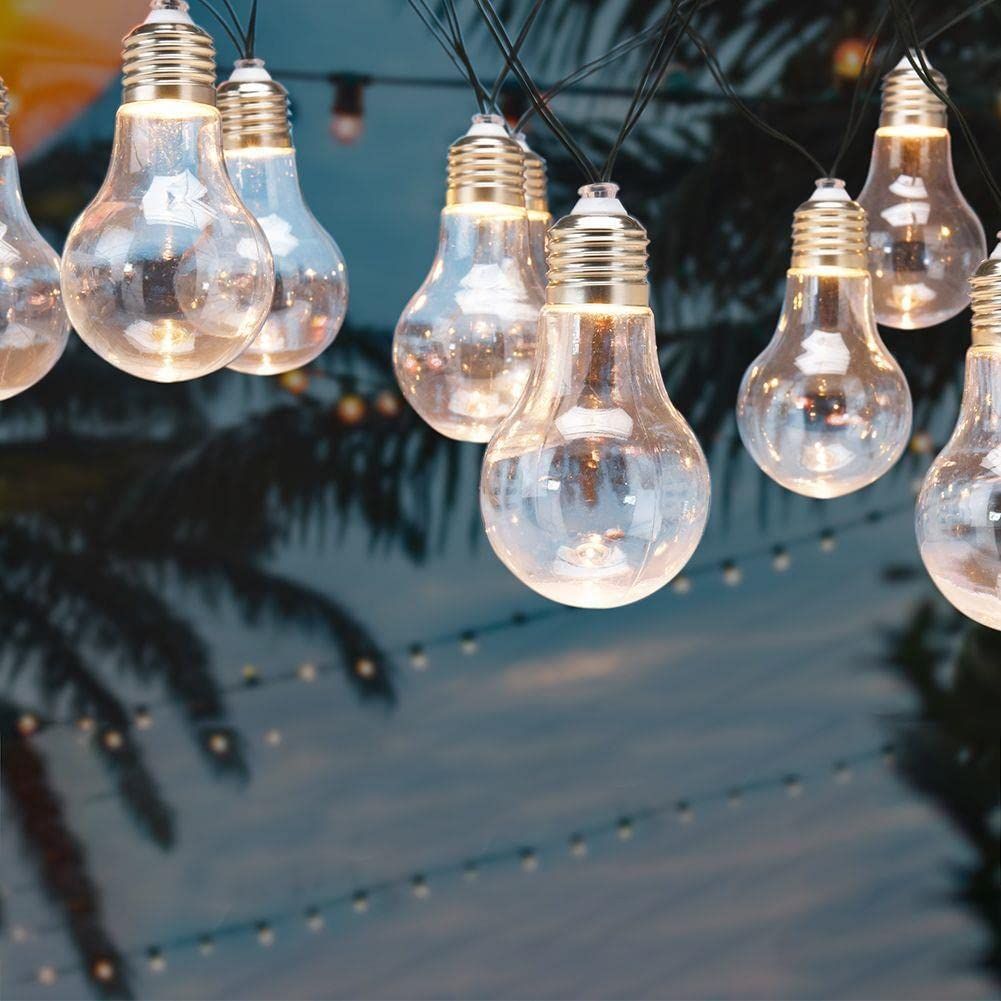 Soliarinė lauko girlianda lemputės Bulbs 10 LED - 6