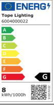 Paviršinė LED panelė TOPE MODENA, IP44, 4000 K, 8 W, 461 lm, baltos sp., 9 x 9 x h3,1 cm - 8
