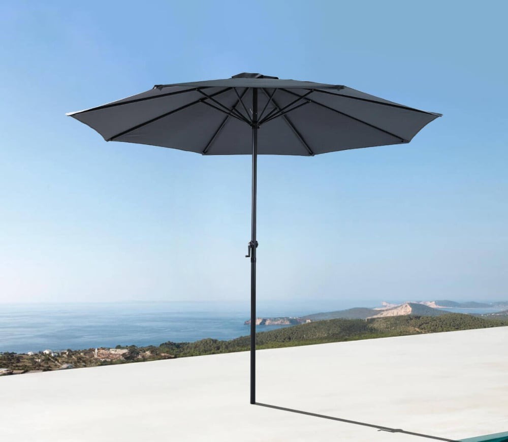 Lauko skėtis MOOREA, 300 cm, Dark Grey-1
