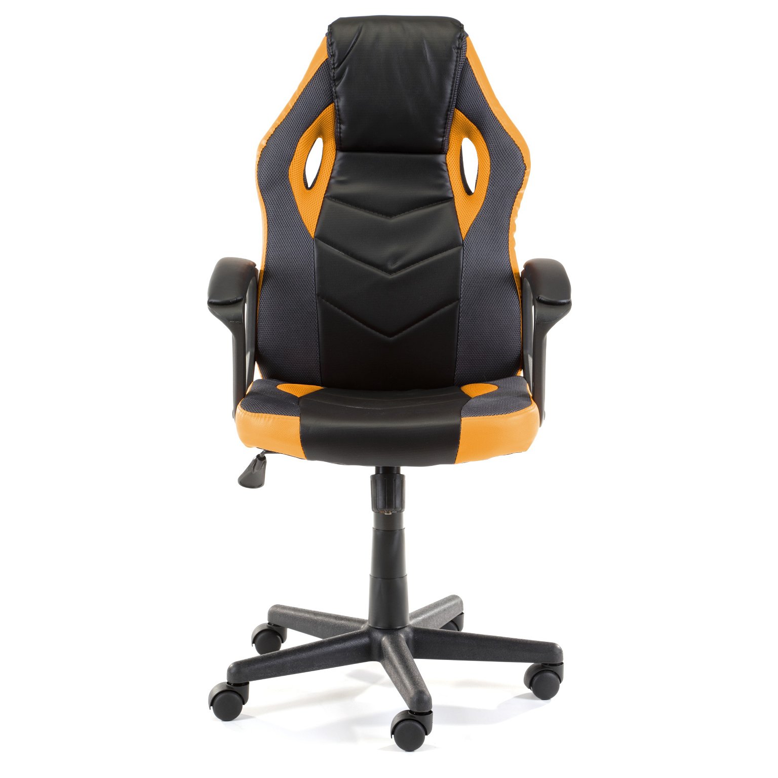Žaidimų kėdė F4G FG-19, juoda/oranžinė-2