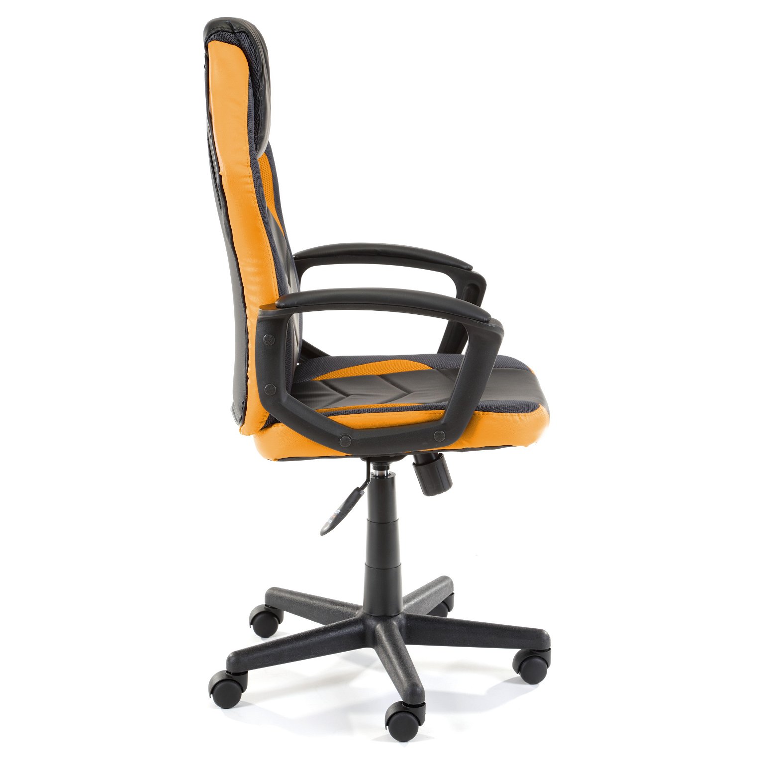 Žaidimų kėdė F4G FG-19, juoda/oranžinė-1