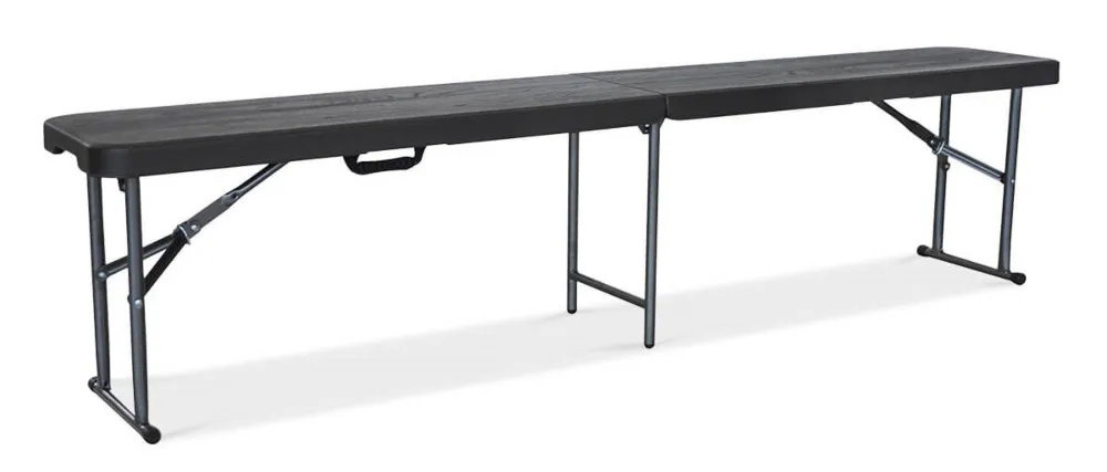 Sulankstomas lauko suolas CATERING, 180 cm, grafito sp.-0