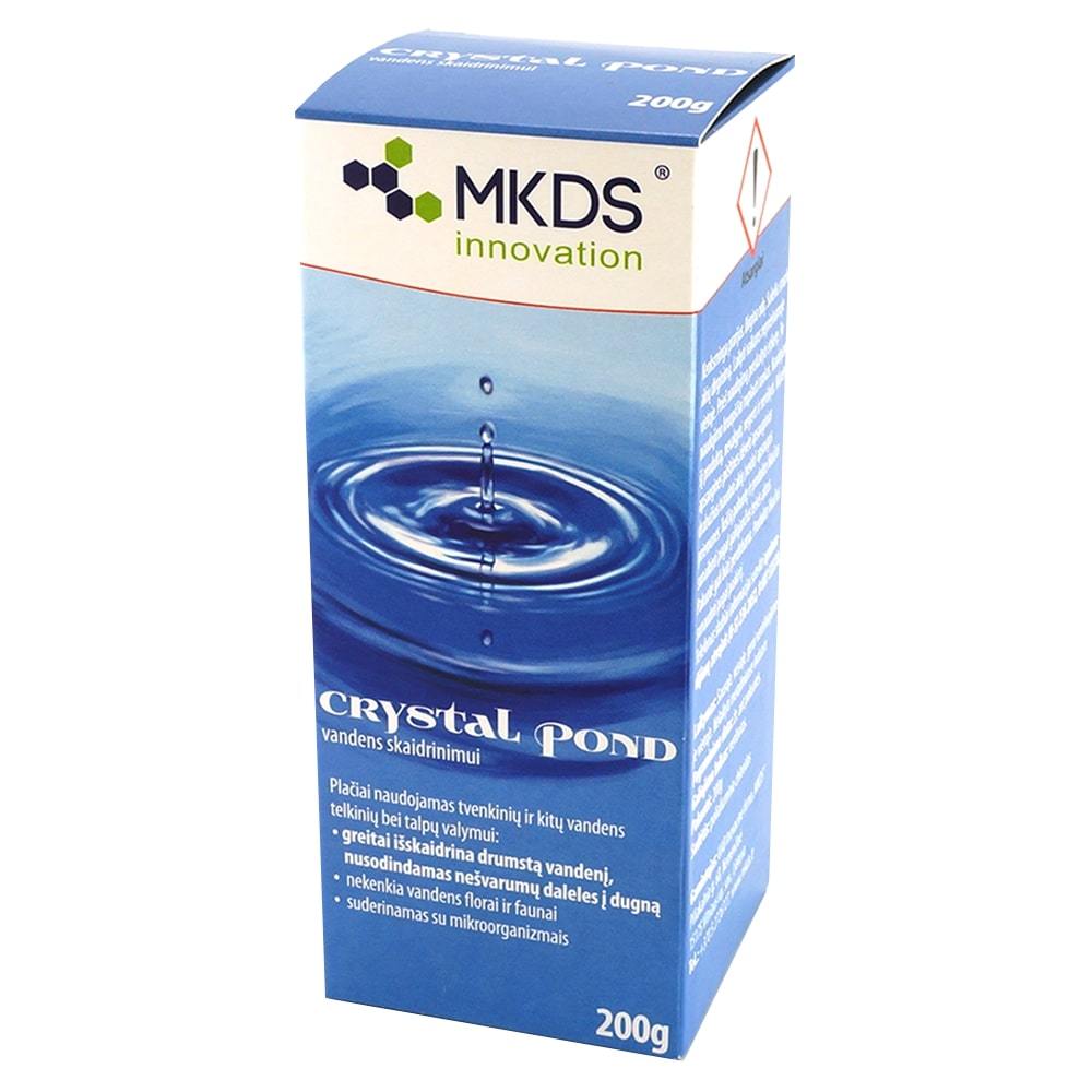 Vandens skaidrinimo bioproduktas CRYSTAL POND, 200 g-0