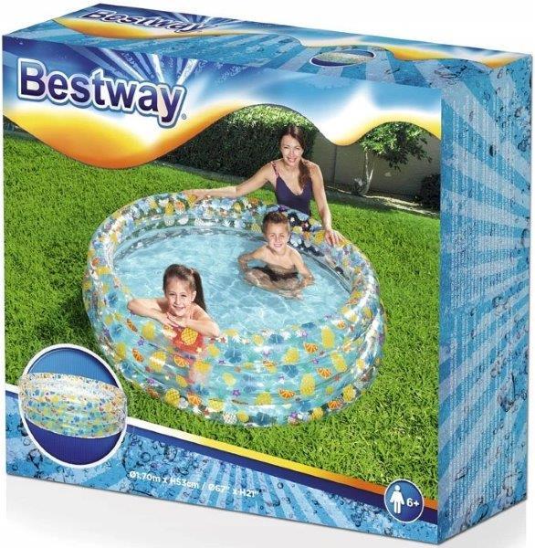 Pripučiamas baseinas BESTWAY, 170 x 53 cm - 4