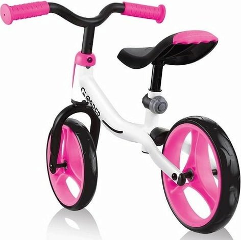 Balansinis dviratis Globber Go Bike, baltas/rožinis, 10" - 2