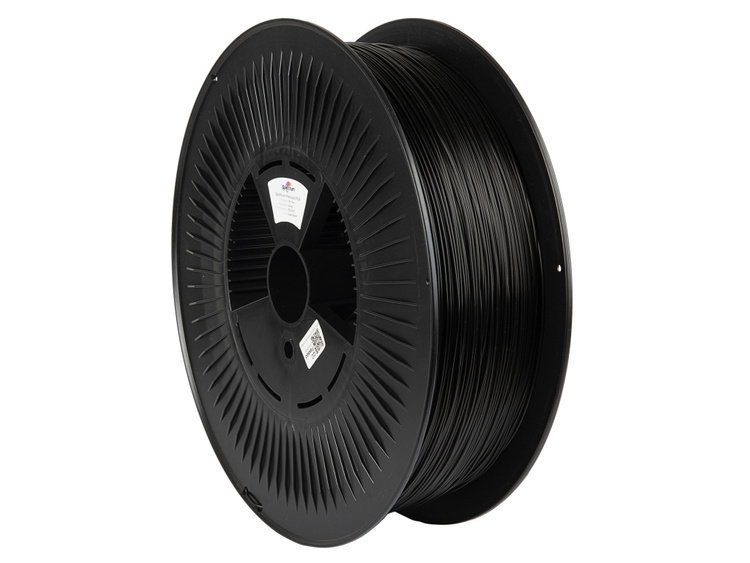 3D plastikas SPECTRUM PLA PREMIUM DEEP BLACK, 4.5 kg, juoda sp.-0