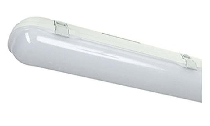 Visuomeninis LED šviestuvas ECOLUX, IP65, 36 W, 3240 lm, 4000 K, 220V, baltos sp., 120 cm