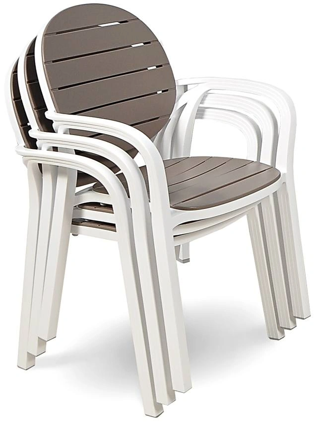 Lauko baldų komplektas PALMA/ALLORO - 8/210, Bianco Tortora - 4