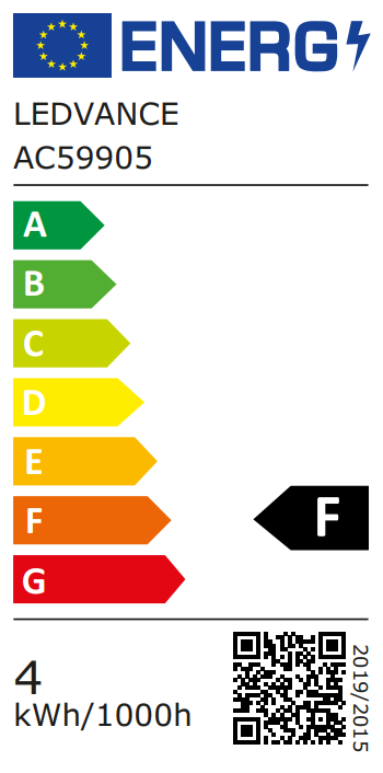 Dekoratyvinė LED lemputė OSRAM FLAT, E27 G125BK, 3,5 W, 2700K, 300 lm, NON-DIM, juodos sp. - 4