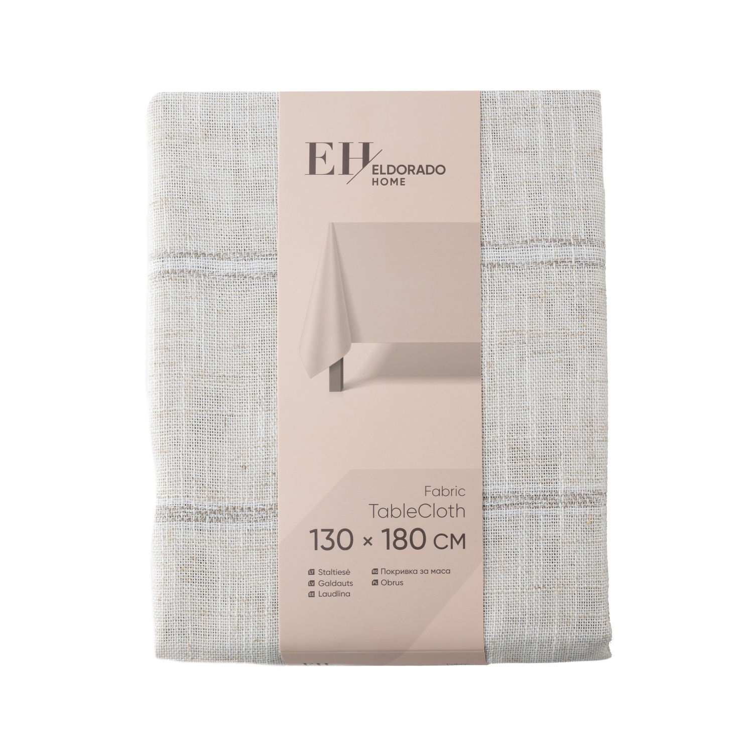 Staltiesė ELDORADO HOME, 130 x 180 cm, 2-jų dizainų, 90% poliesterio, 10% lino-1