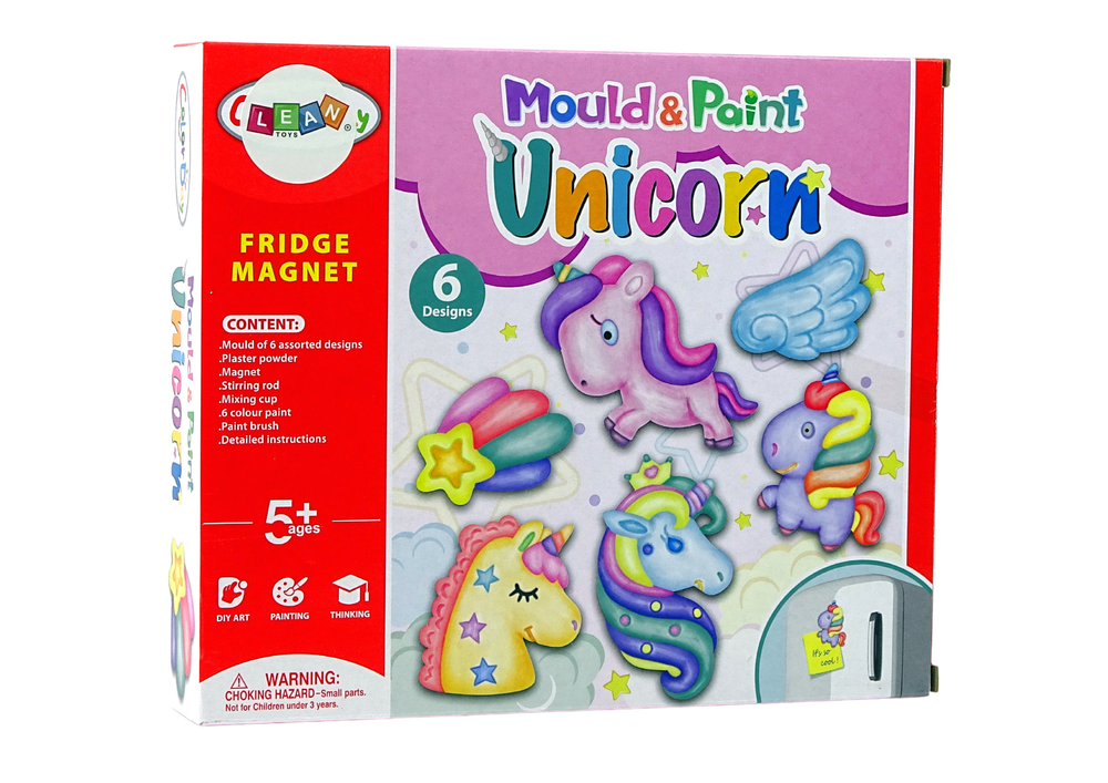 Kūrybinis rinkinys "Unicorn" magnetukams iš gipso gaminti - 7