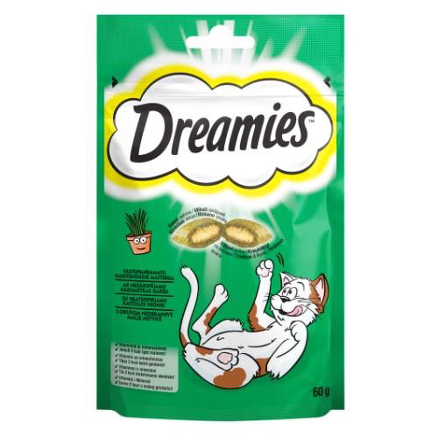 Skanėstas katėms DREAMIES, katžolės skonio, 60 g-0