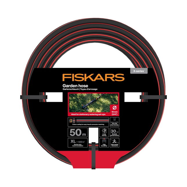 Laistymo žarna FISKARS X-series, 3/4”, 19 mm, 50 m-0
