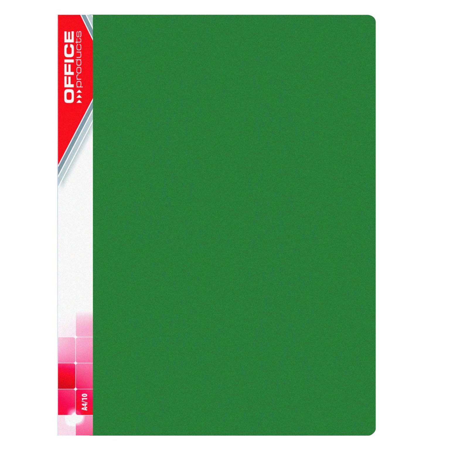Aplankalas su 30 įmaučių A4, žalia