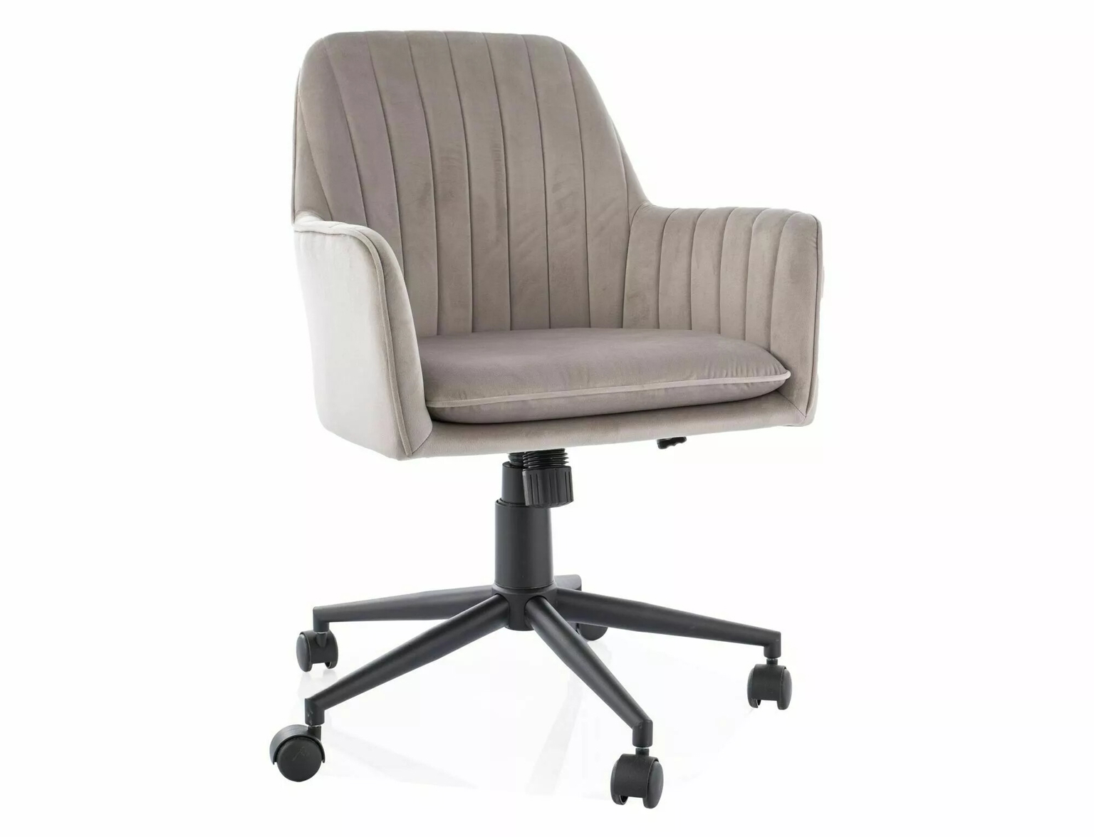 Biuro kėdė  Q-886 Velvet,  smėlio-0