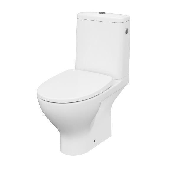 Unitazo komplektas CERSANIT DIORO CLEAN ON 010, su dangčiu, 65.5 x 35.5 x 78.5 cm-0