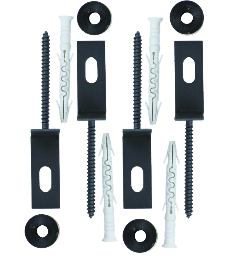 O tipo tvoros segmentų fiksatorius, antracito sp., 50 x 50 x 20 mm, 4 vnt-0