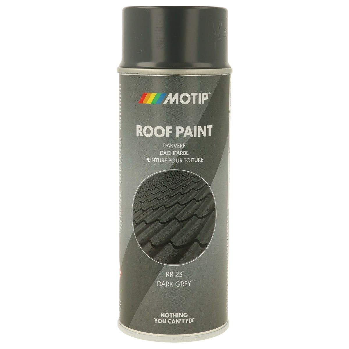 Purškiami dažai stogų dangai MOTIP, RR32, Dark brown