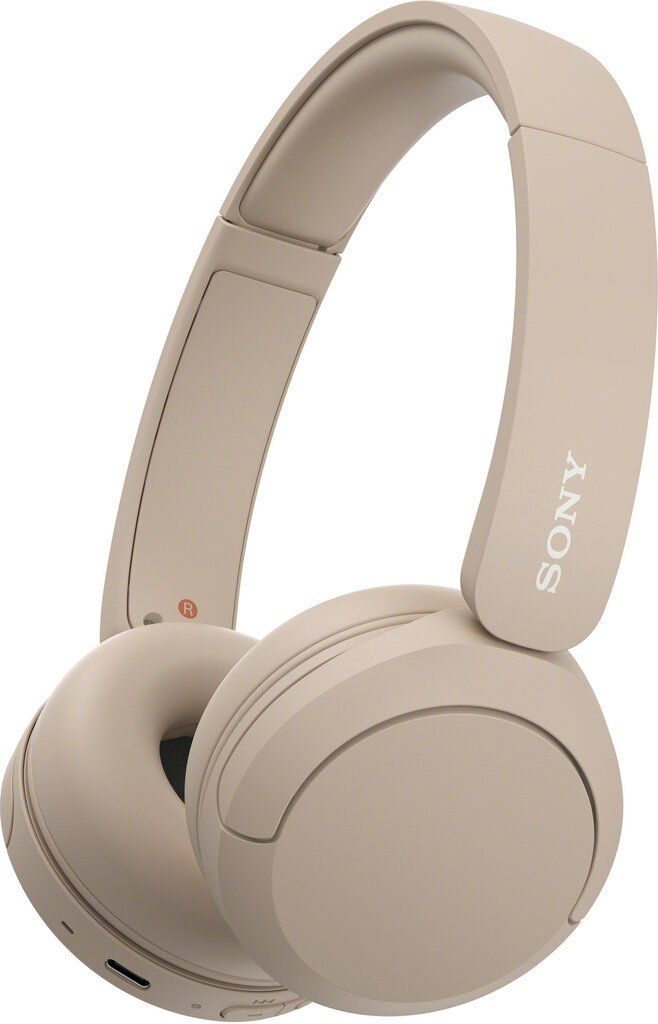 Belaidės ausinės Sony WH-CH520, smėlio sp.-0