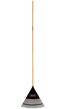 Vėduoklinis grėblys FISKARS SOLID WOOD, 20 dantų, 43 cm, lapams-0